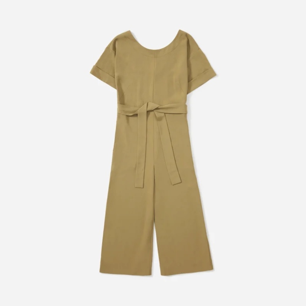 Everlane Japanese GoWeave Short Sleeve Jumpsuit